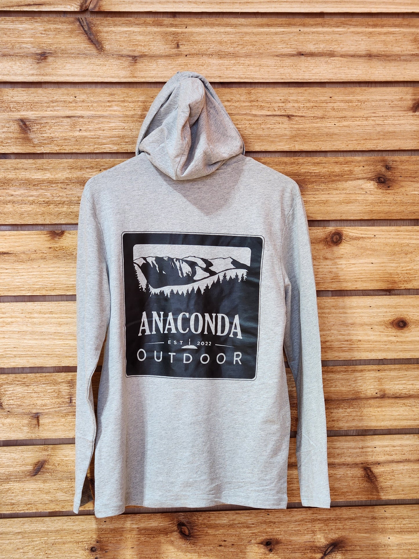AO Heathered Grey Lightweight Hoodie
